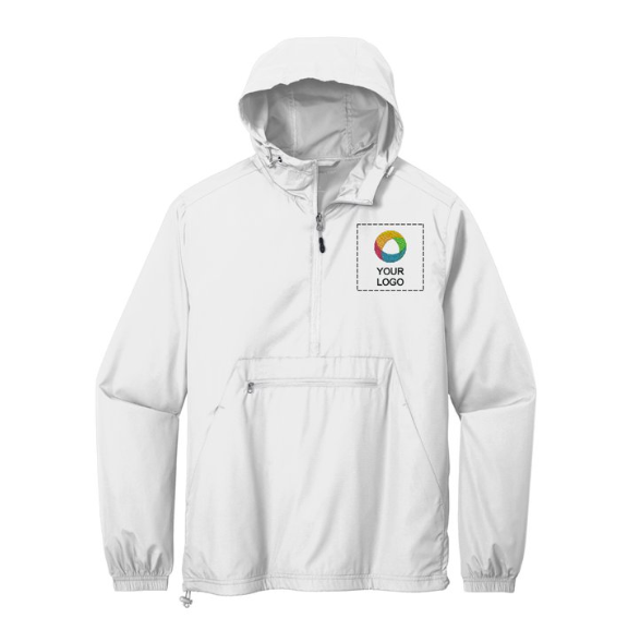 Sport-Tek® Packable Anorak – Lightweight, On-the-Go Weather Protection