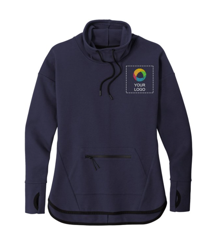 Sport-Tek® Women's Triumph Cowl Neck Pullover – Cozy Warmth with a Chic Cowl Neck Twist