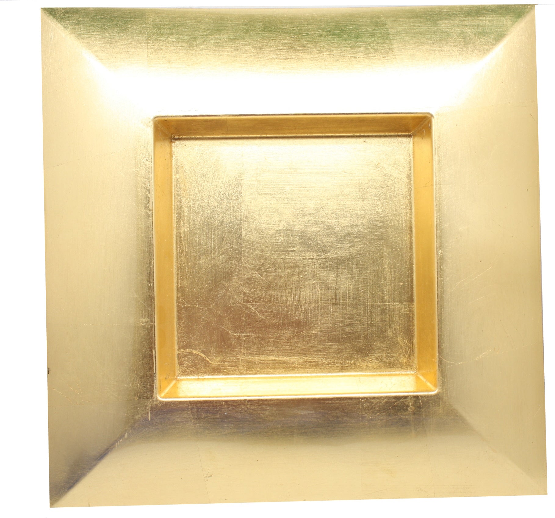 Square Gold Charger Centerpiece