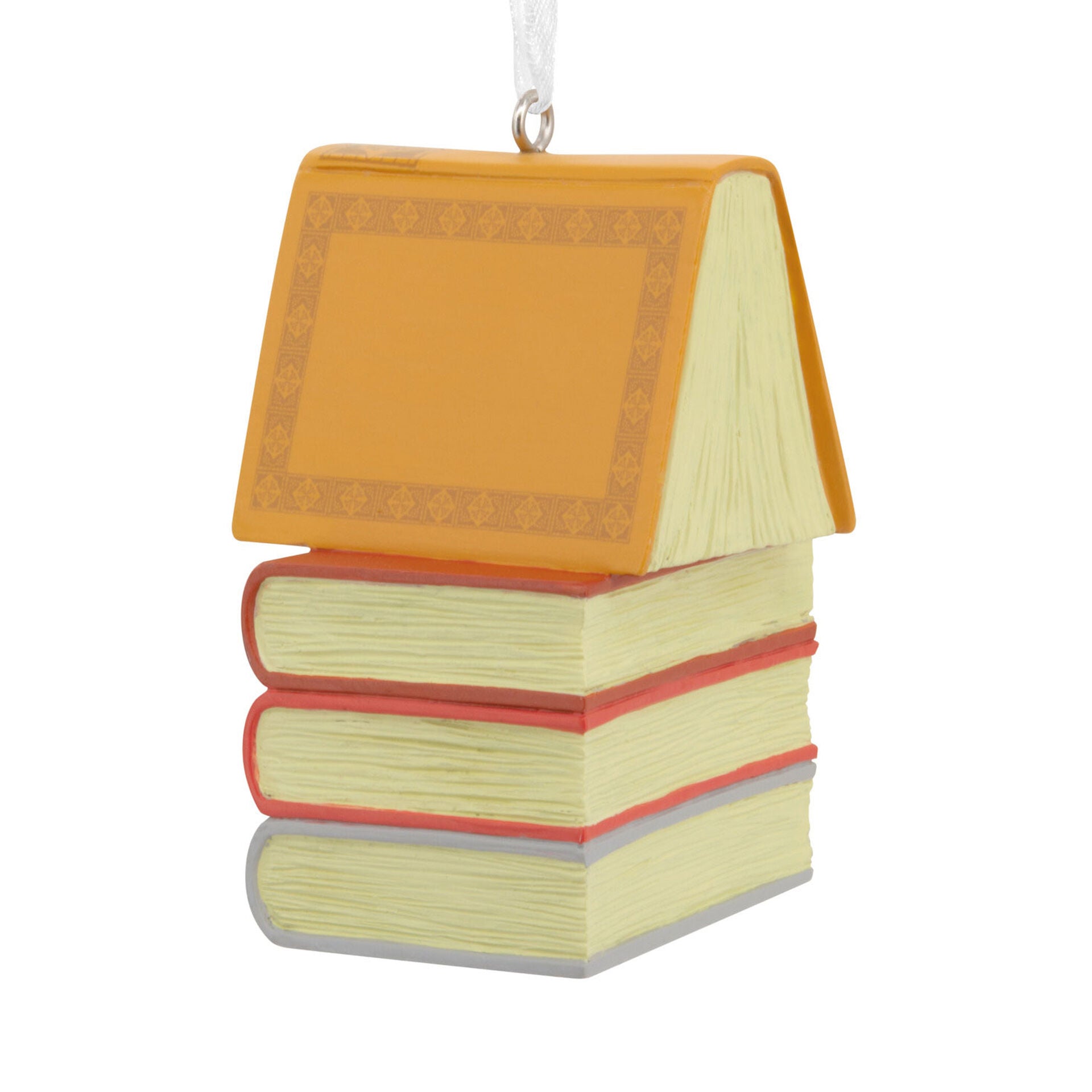 Stack of Books Hallmark Ornament