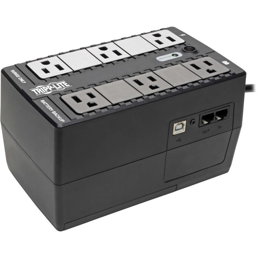 Standby UPS Battery Backup 350VA - Desktop Computer Power Protection | Tripp Lite INTERNET350U