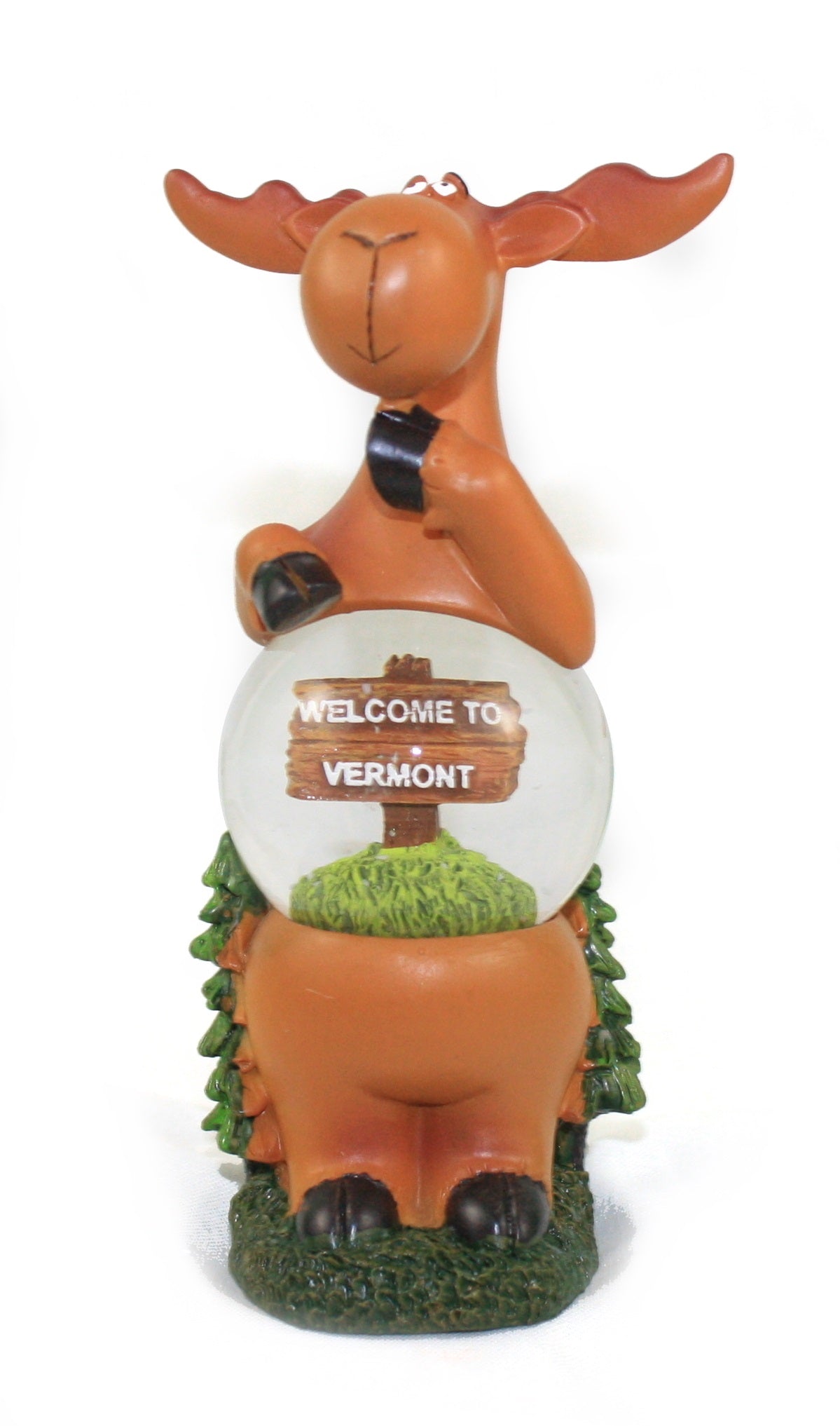 Standing Moose Snowglobe