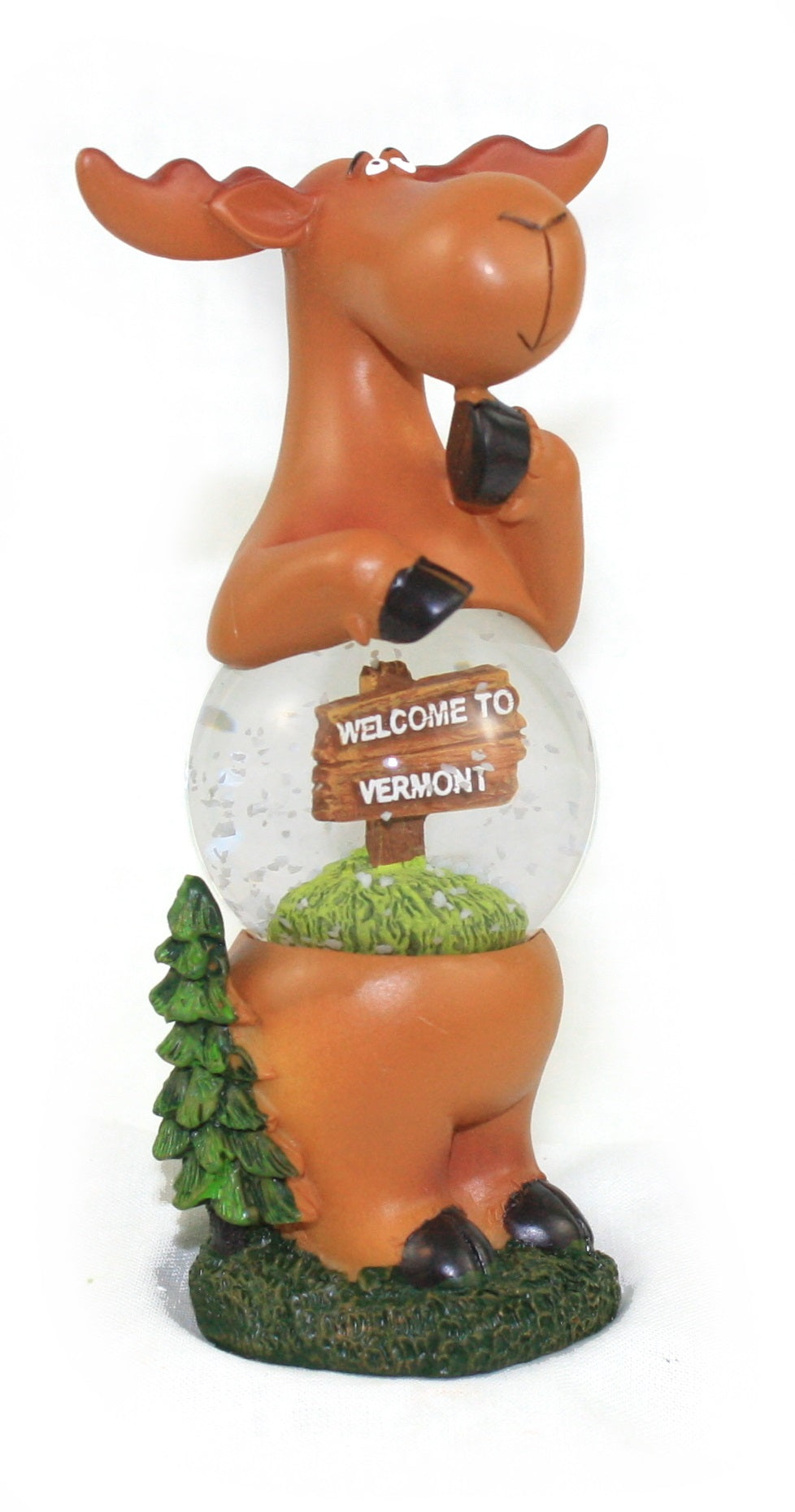Standing Moose Snowglobe