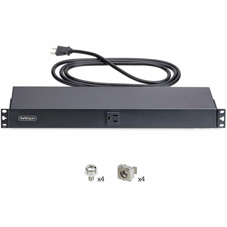 StarTech 1U Rackmount PDU 13x NEMA 5-15 Outlets for 19" Racks