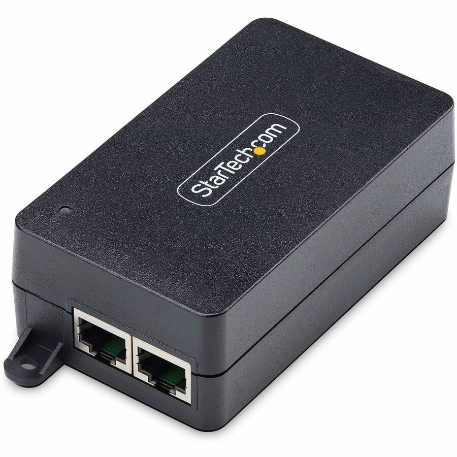 StarTech.com 1-Port 2.5GbE PoE+ Injector, Multi-Gigabit 10M/100M/1G/2.5G Ethernet, Midspan AF212C-POE-INJECTOR