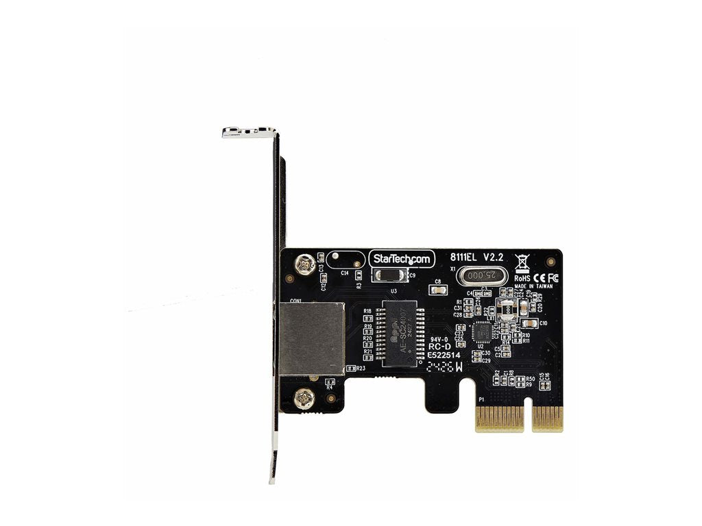 StarTech.com 1-Port Gigabit PCIe Network Adapter Card, TAA Compliant - Network adapter - PCIe low profile - Gigabit Ethernet ST1000SPEX2LT
