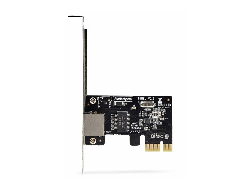 StarTech.com 1-Port Gigabit PCIe Network Adapter Card, TAA Compliant - Network adapter - PCIe low profile - Gigabit Ethernet ST1000SPEX2T