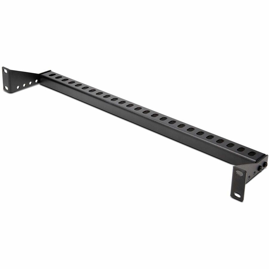 StarTech.com 1U Horizontal Cable Management Bar w/Adjustable Depth, 19" Rack-Mountable