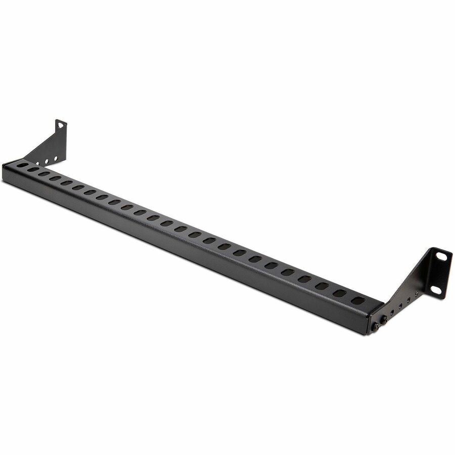 StarTech.com 1U Horizontal Cable Management Bar w/Adjustable Depth, 19" Rack-Mountable