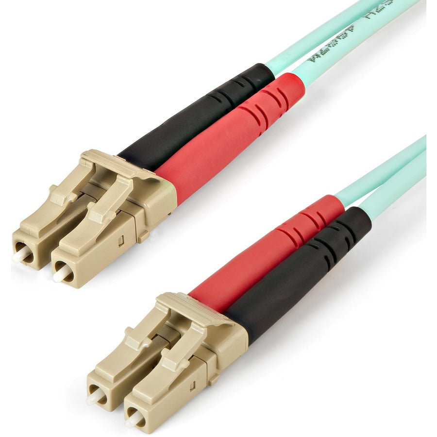 StarTech.com 5m (16.4ft) LC/UPC to LC/UPC OM4 Multimode Fiber Optic Cable, 50/125µm, 450FBLCLC5