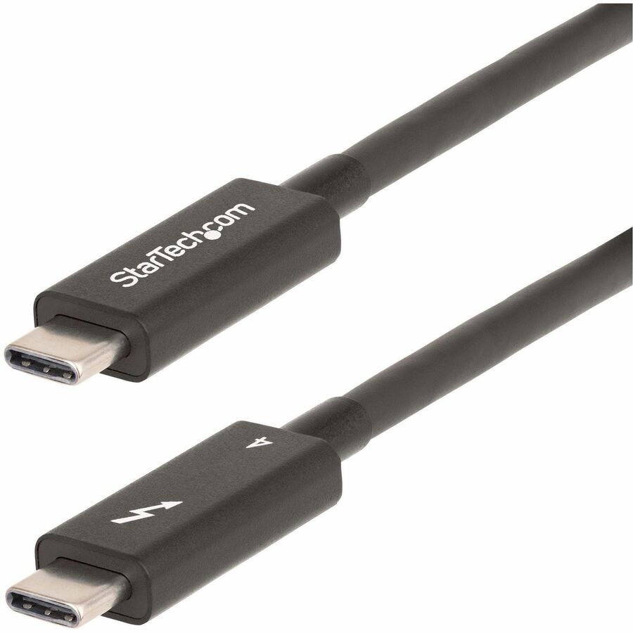 StarTech.com 6ft (2m) Active Thunderbolt 4 Cable, 40Gbps, 100W PD, 4K/8K Video,