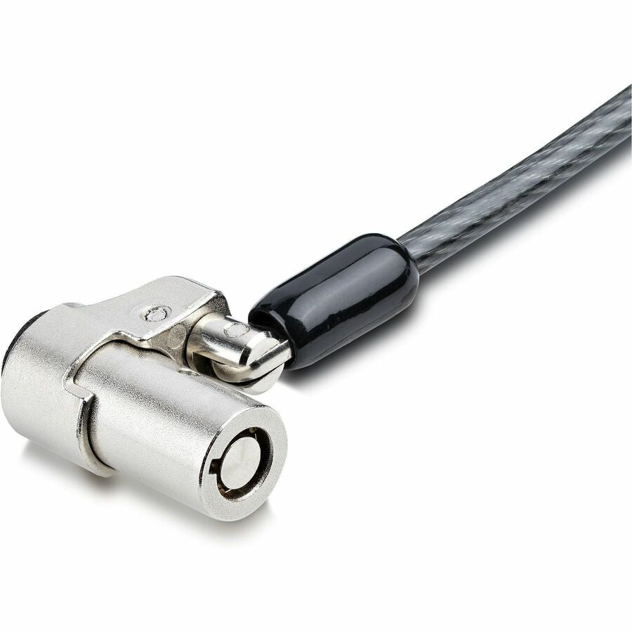 StarTech.com Laptop Cable Lock 6Ft Compatible w/ Noble Wedge®, Anti-Theft Keyed Lock,