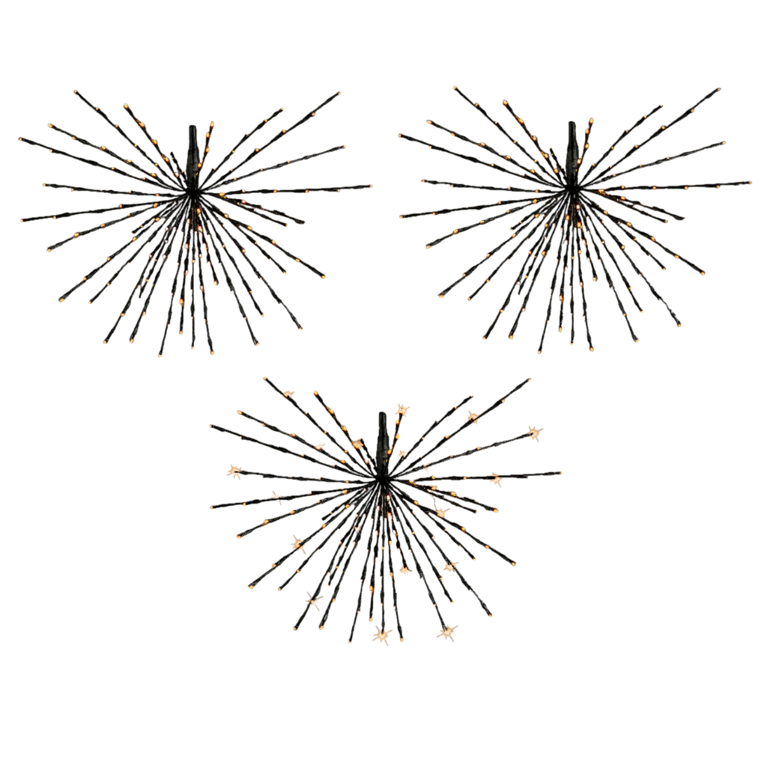 Starburst 3 Pack - 18 Inch - Warm White