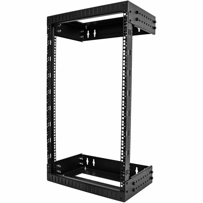 Startech.Com 18U 19" Wall Mount Network Rack, Adjustable Depth 12-20" 2 Post Open Frame Server Room Rack For Av/Data/ It Communication/Computer Equipment/Switch With Cage Nuts & Screws - 18U Adjustable Rack (Rack-18U-20-Wall-Oa) - Rack Open Frame - 2-Post