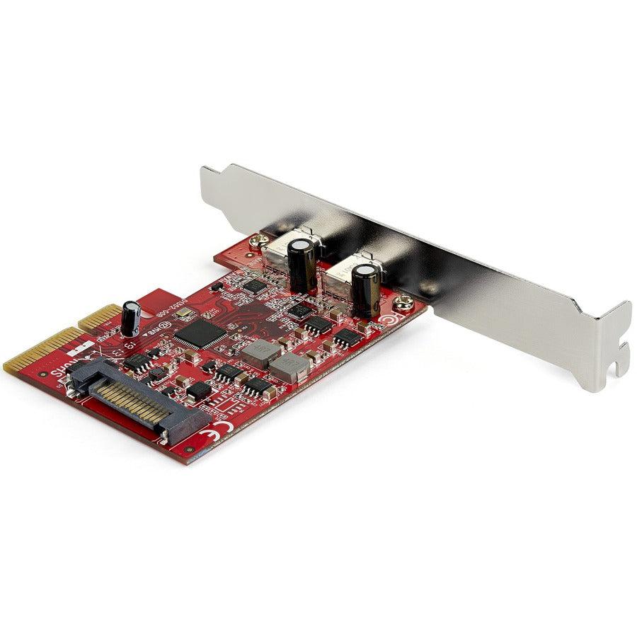 Startech.Com 2-Port 10Gbps Usb C Pcie Card - Usb 3.1 Gen 2 Type-C Pci Express Host Controller Add-On