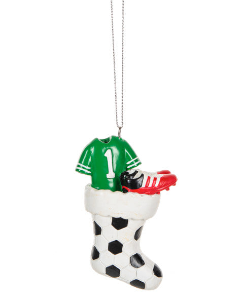 Stocking filled with Sports Ornament - Soccer
