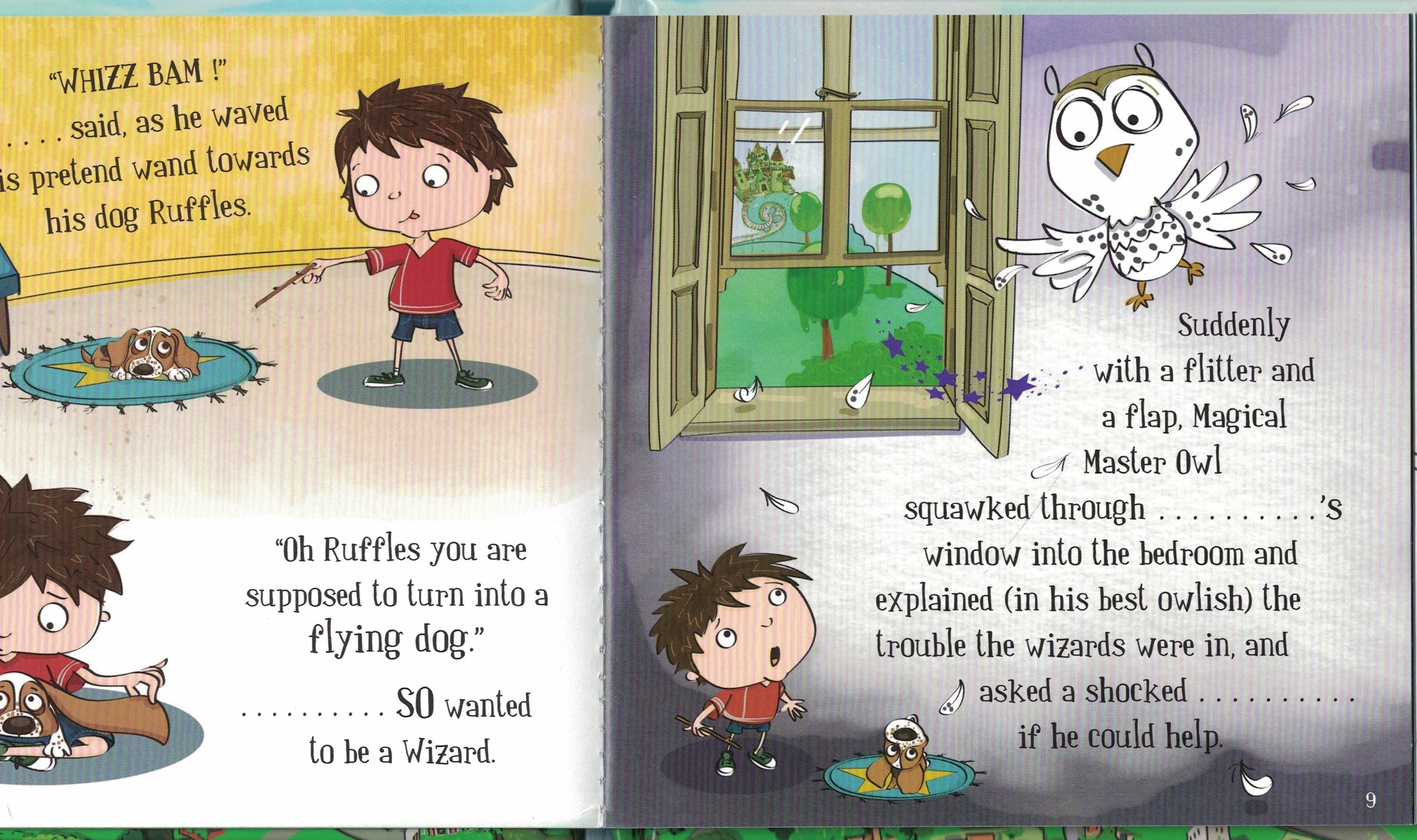 Storybook - The Wizard Needs your Help Special Grandson