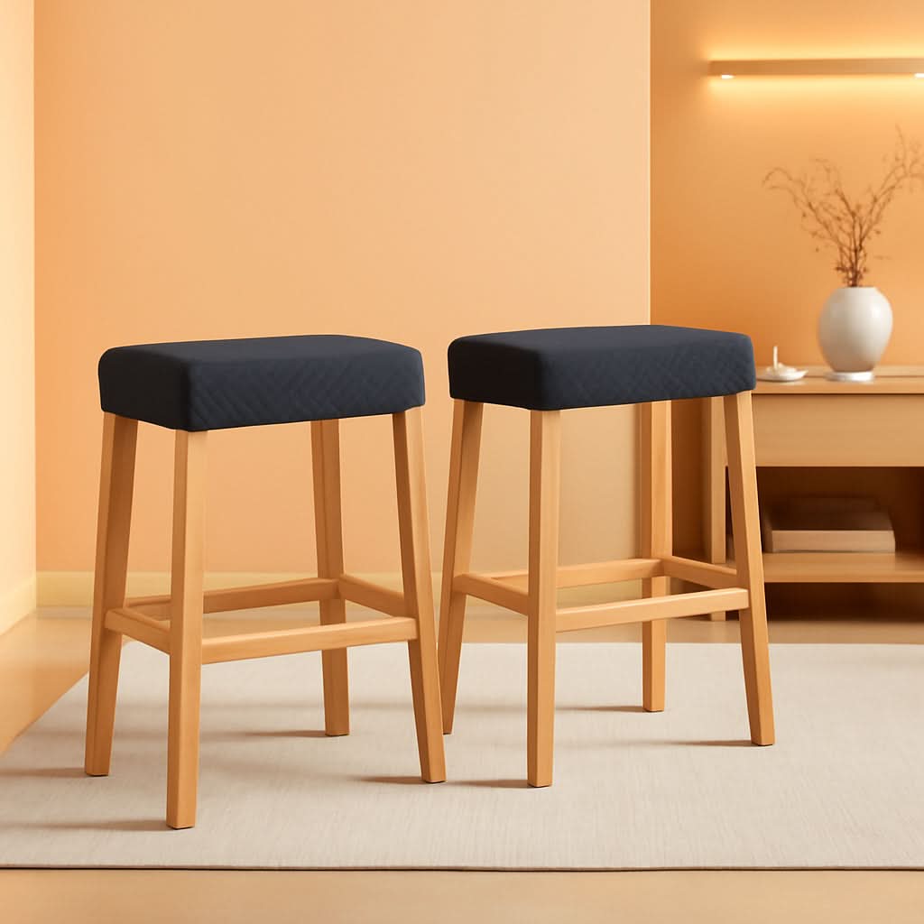Stretch Waterproof Bar Stool Covers 2 Pack For Counter