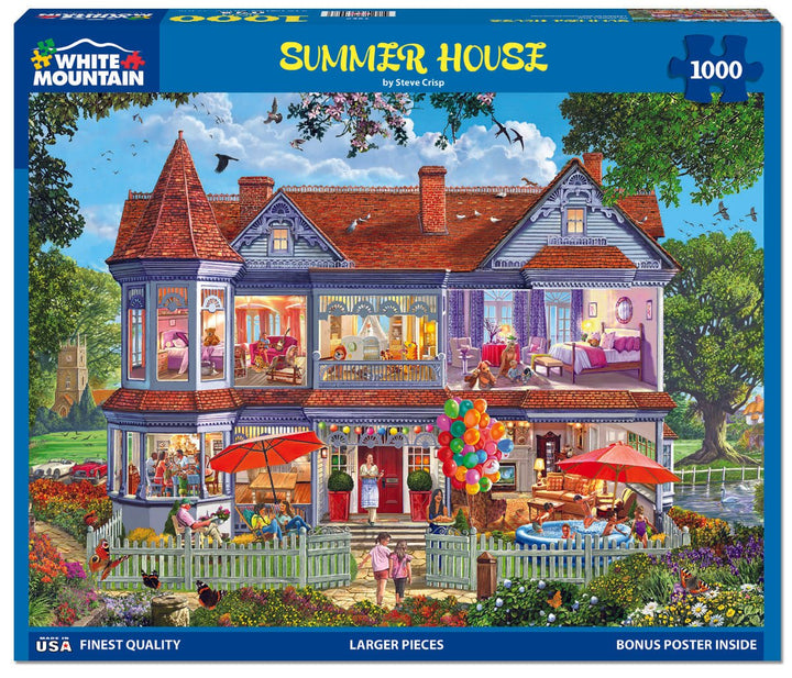 Summer House- 1000 Piece Jigsaw Puzzle