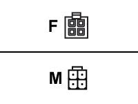 Supermicro 4-Pin to 4-Pin Power Extension Cable CBL-0060L