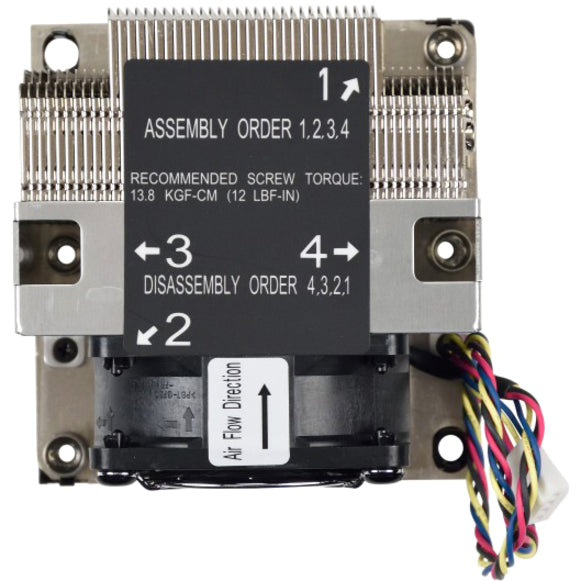 Supermicro Snk-P0068Ap4 Computer Cooling System Processor Air Cooler 6 Cm Black, Nickel