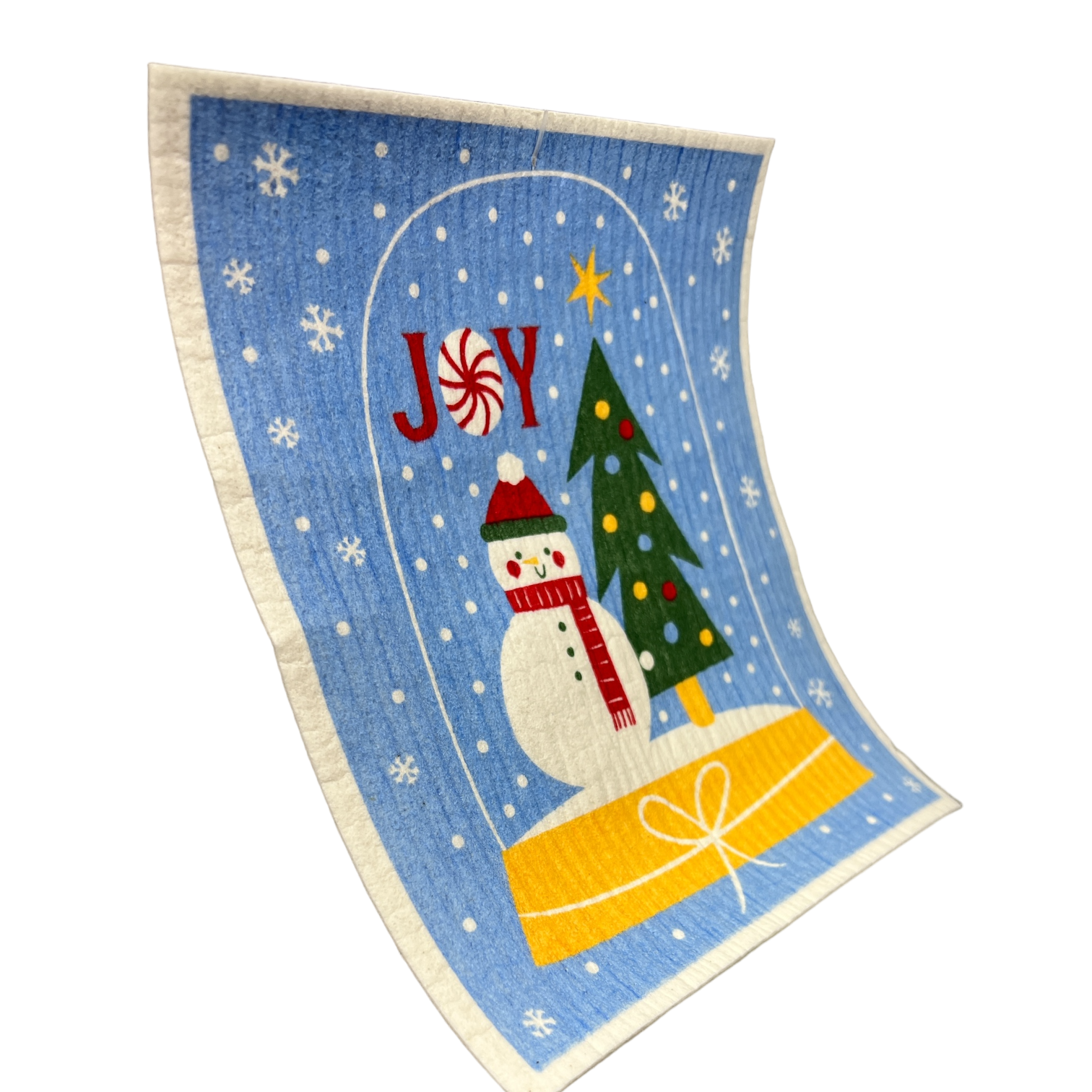 Swedish Dish Cloth - Snowglobe Joy