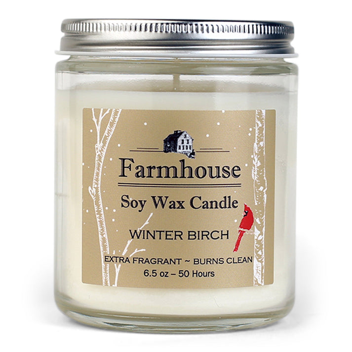 Sweet Grass Farm 6.5 Ounce Soy Candle - Winter Birch