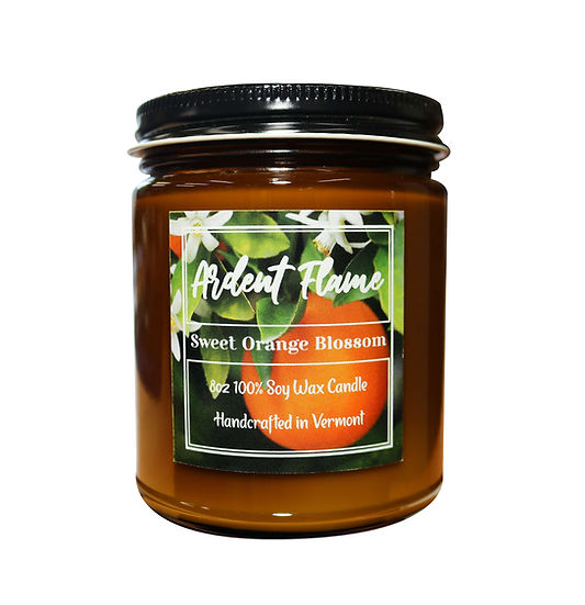 Sweet Orange Blossom Jar Candle