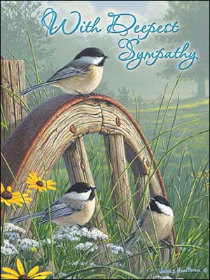 Sympathy Card - With Deepest Sympathy