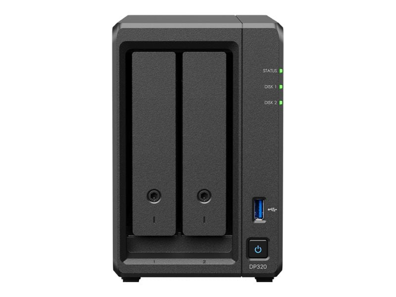 Synology ActiveProtect Appliance DP320 - NAS server - 16 TB - HDD 8 TB x 2 - RAID 1 - RAM 8 GB - Gigabit Ethernet