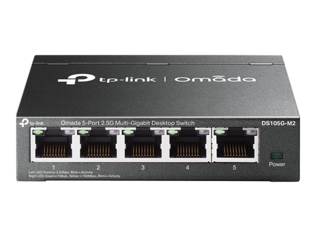 TP-Link Omada DS105G-M2 V1.6 - Switch - unmanaged - 5 x 100/1000/2.5G Base-T - desktop, wall-mountable