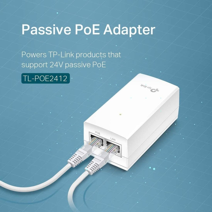 TP-Link TL-POE2412G - PoE Adapter 24V DC Passive PoE