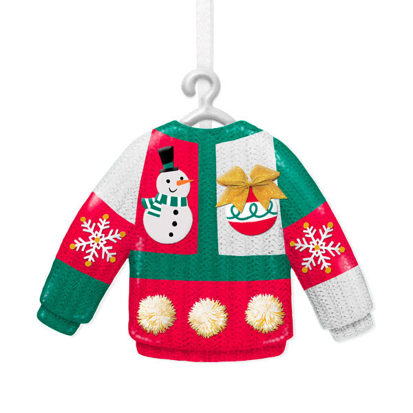 Tacky Christmas Sweater Ornament