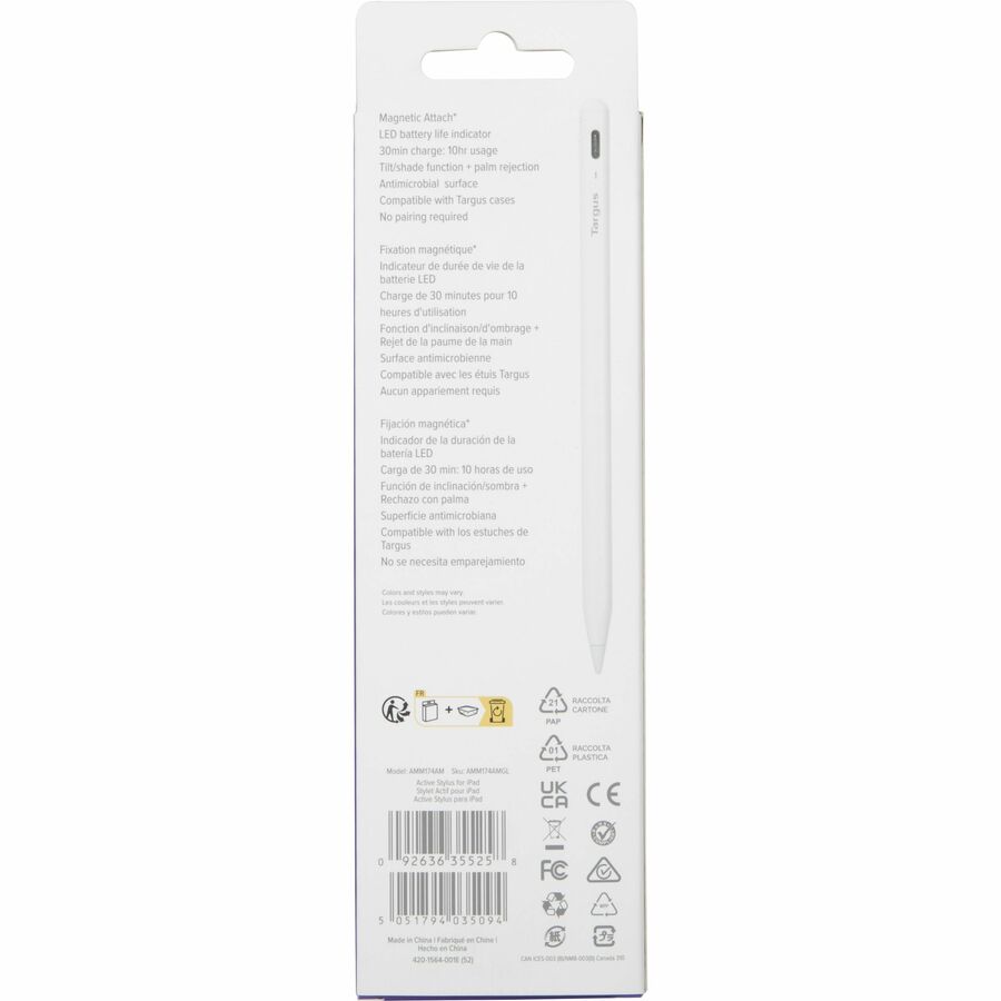 Targus Amm174Amgl Stylus Pen 13.6 G White