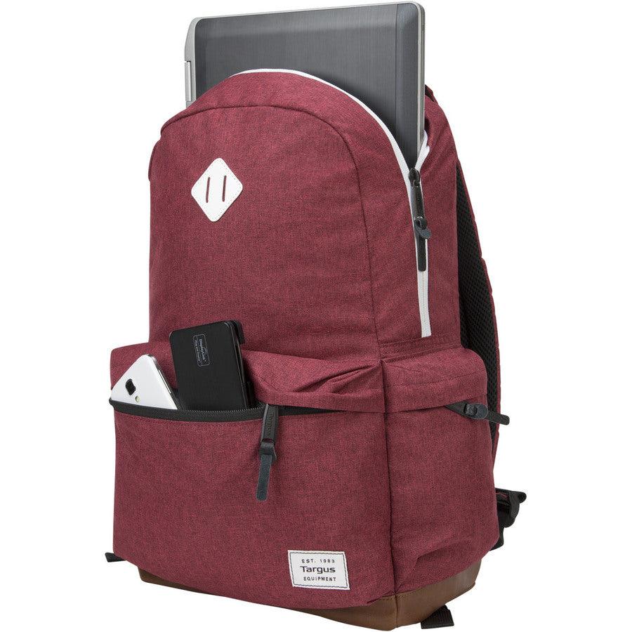 Targus Tsb93603Gl Notebook Case 39.6 Cm (15.6") Backpack Case Brown, Burgundy, Grey