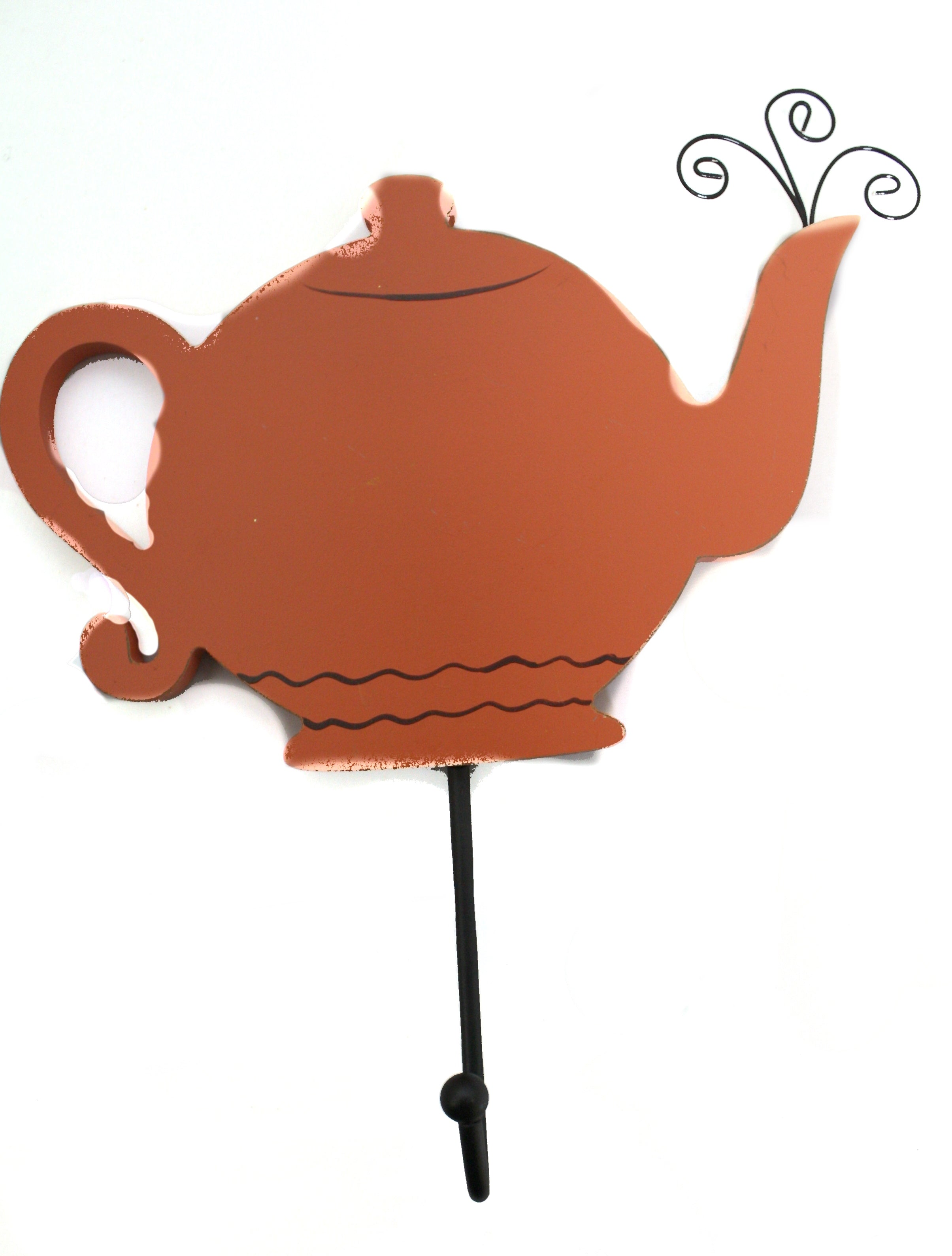 Tea Pot Wall Hook - Blue