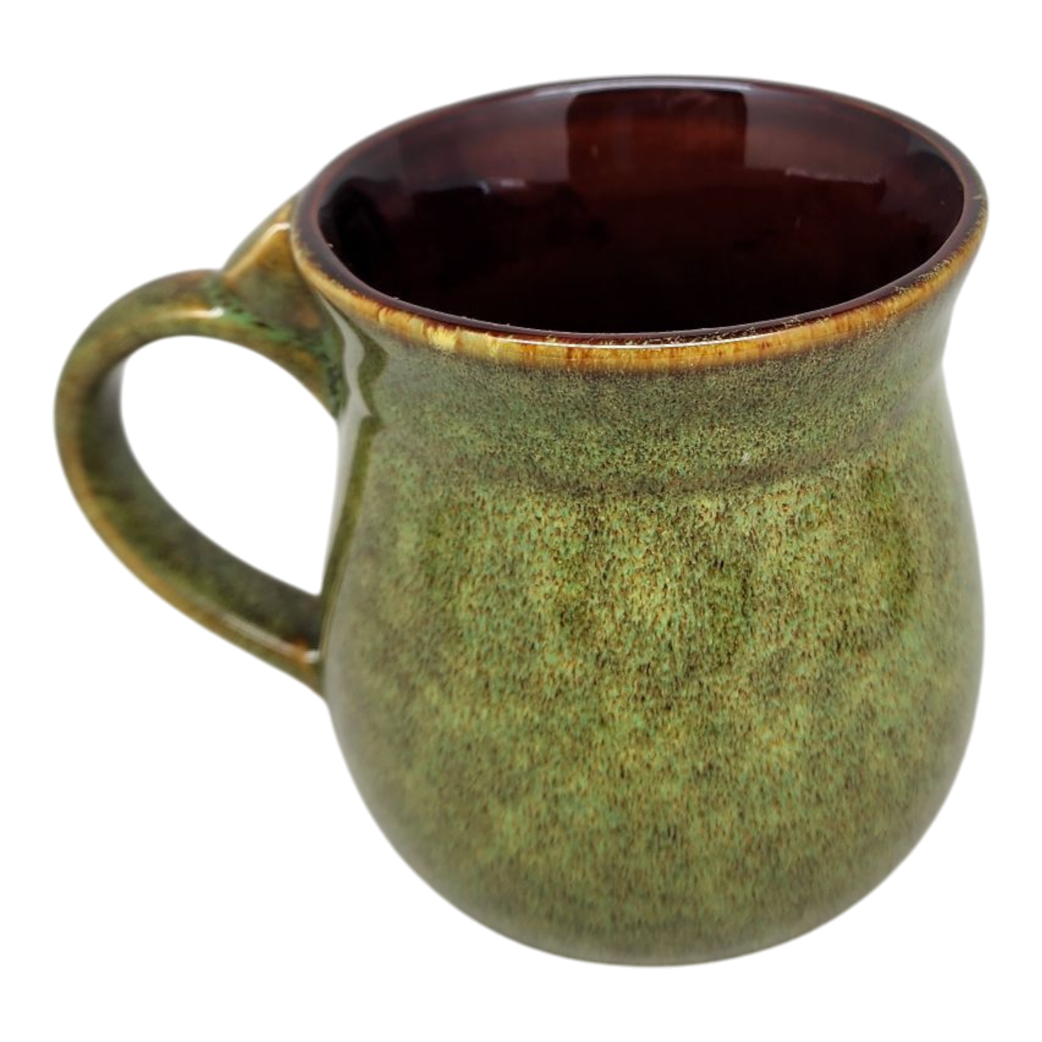 Terra Cotta Style Paunch Coffee Mug
