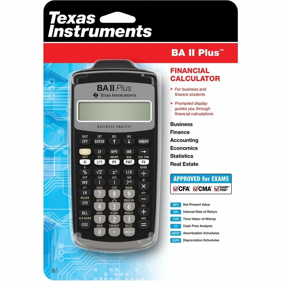 Texas Instruments BA II Plus Financial Calculator