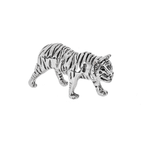 The Brave and Powerful Tiger Charm