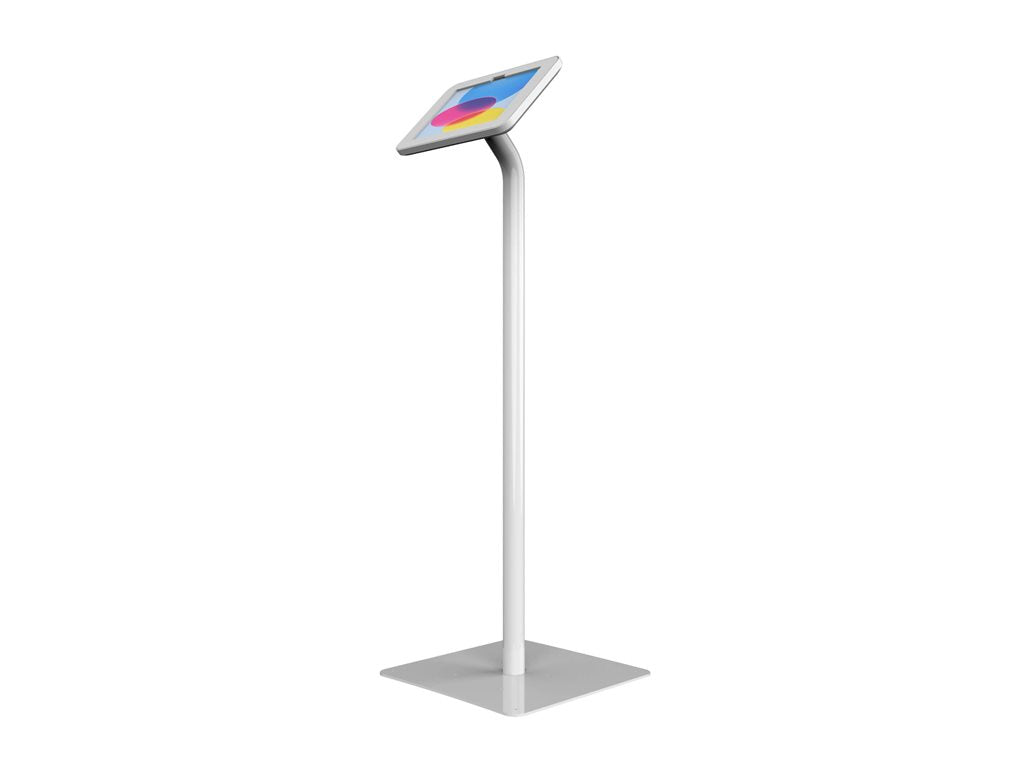 The Joy Factory Elevate II - Stand - kiosk style - for tablet - lockable - aluminum, steel, ABS plastic - white - screen size: KAA651W