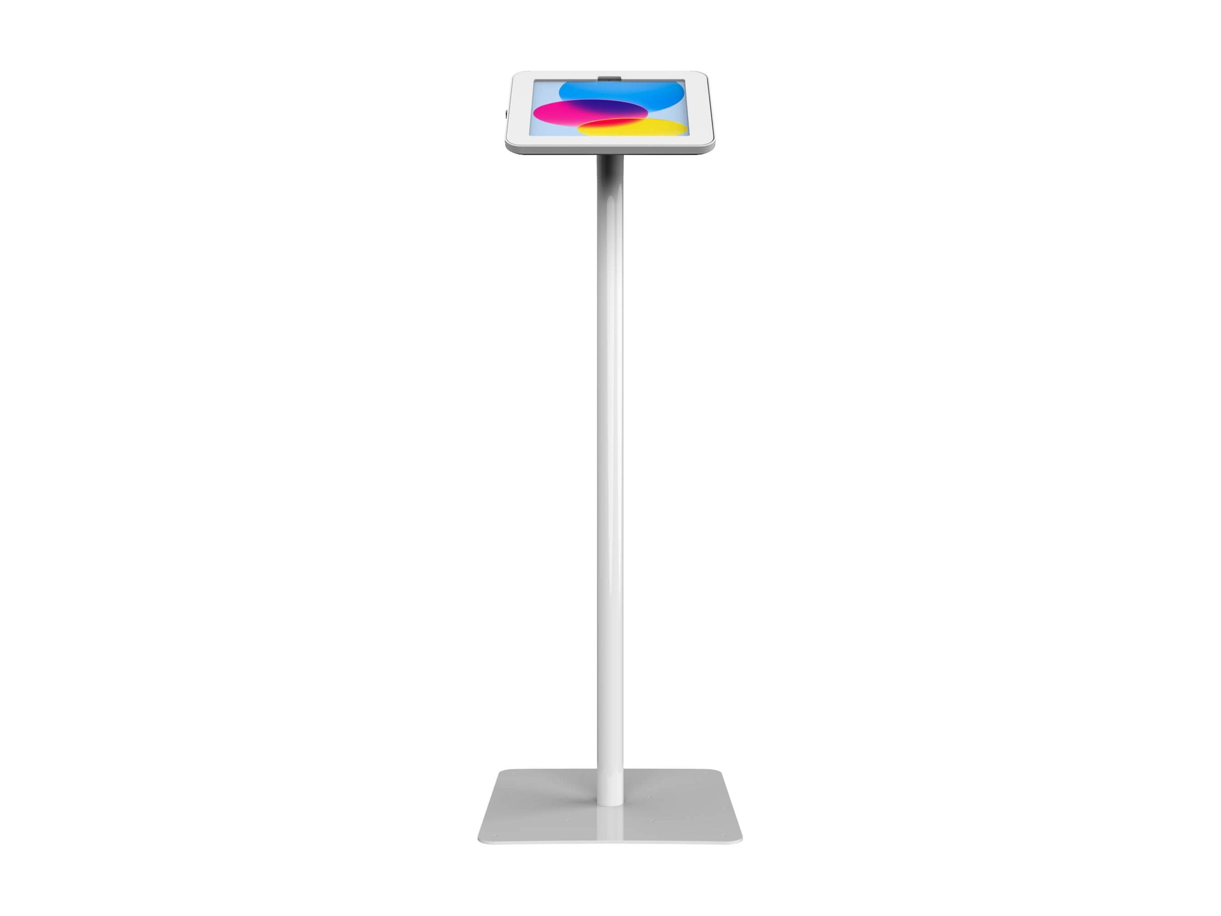 The Joy Factory Elevate II - Stand - kiosk style - for tablet - lockable - aluminum, steel, ABS plastic - white - screen size: KAA651W