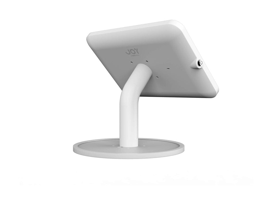 The Joy Factory Elevate II - Stand - kiosk style - for tablet - lockable - aluminum, steel, ABS plastic - white - screen size: KAA652W