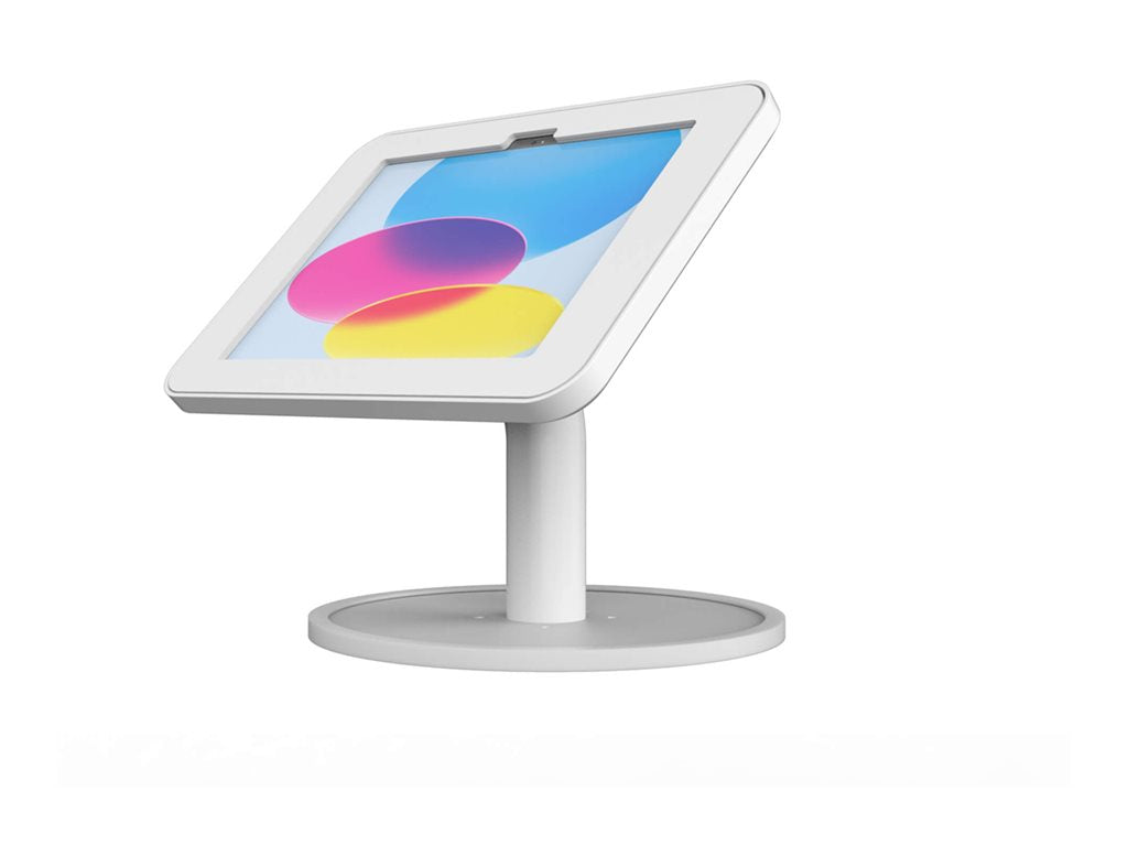 The Joy Factory Elevate II - Stand - kiosk style - for tablet - lockable - aluminum, steel, ABS plastic - white - screen size: KAA652W