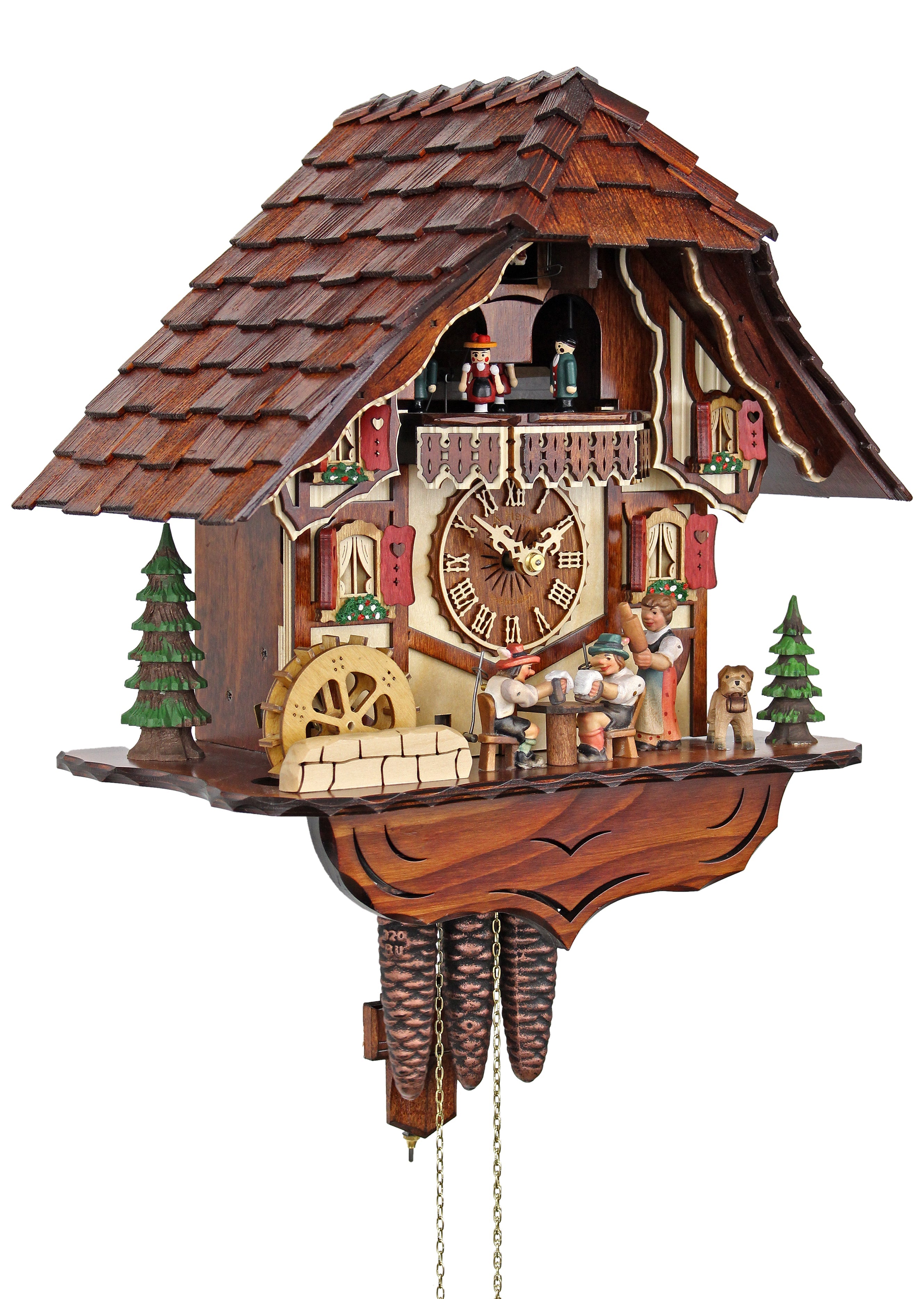 The Tipsy Brothers - HerrZeit by Adolf Herr Cuckoo Clock