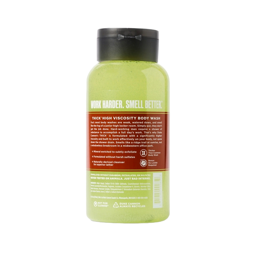 Thick High Viscosity Body Wash - High Country