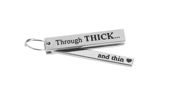 Through Thick And Thin Charm