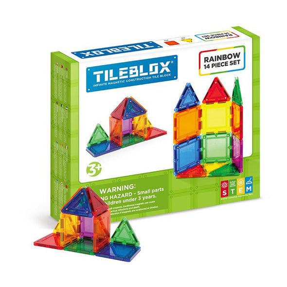 Tileblox 14 Piece Rainbow Set
