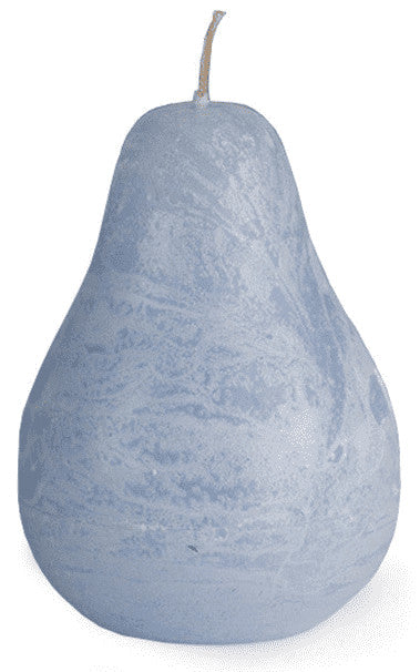 Timber Pear Candle (3" x 4" ) - Crystal Blue