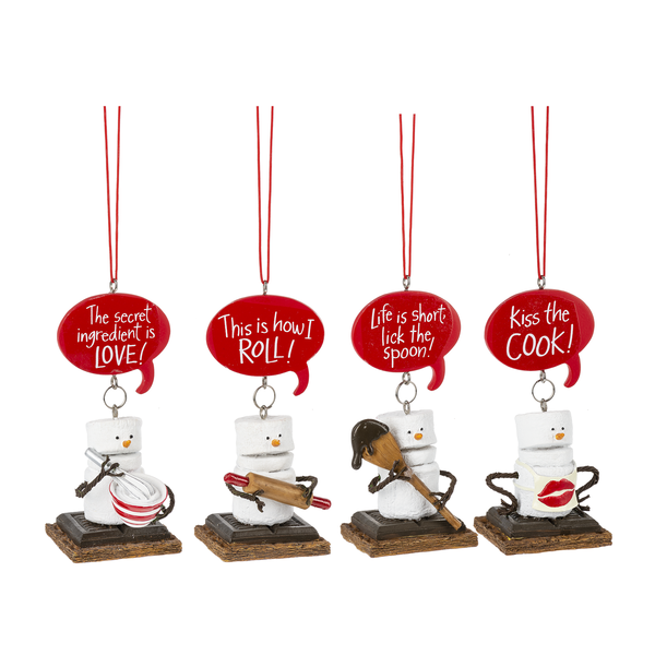 Toasted S'mores Baking Ornaments -