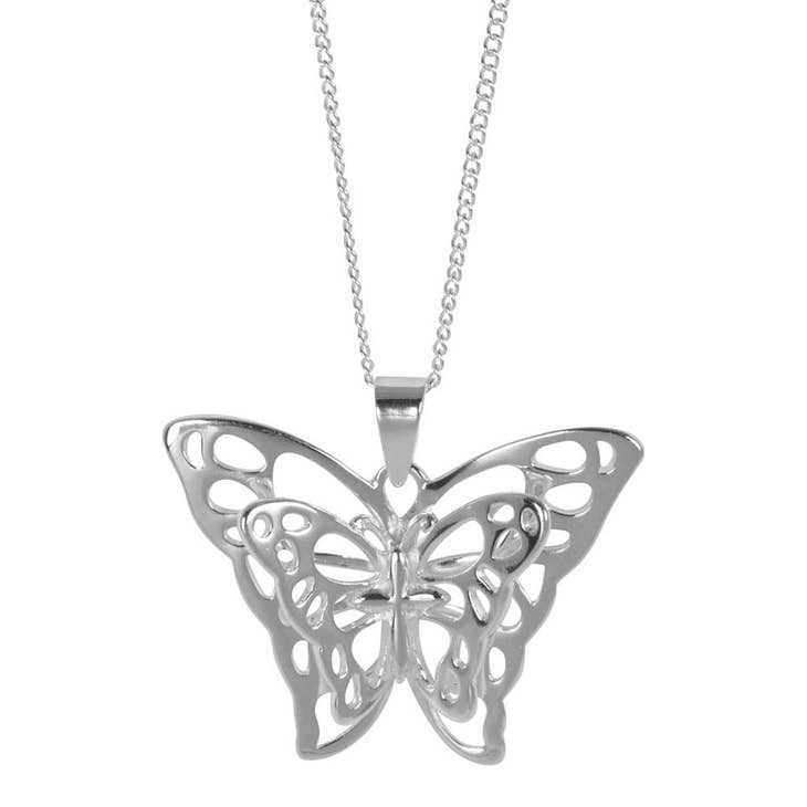 'Today I Saw A Butterfly' - Necklace with 20" Chain